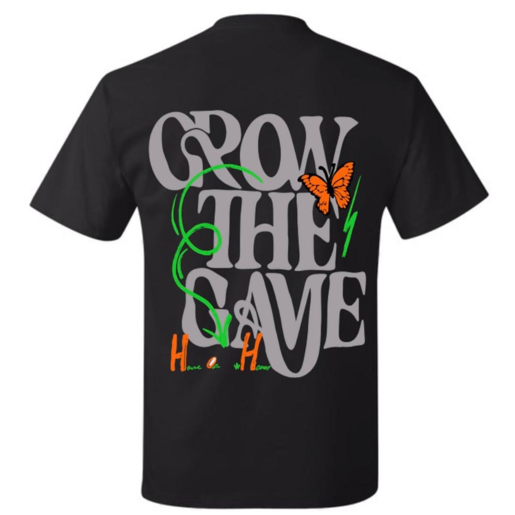 GROW THE GAME -TEE-BLACK